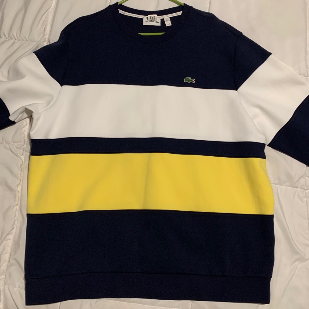 Lacoste Mens Crew Neck Sweater